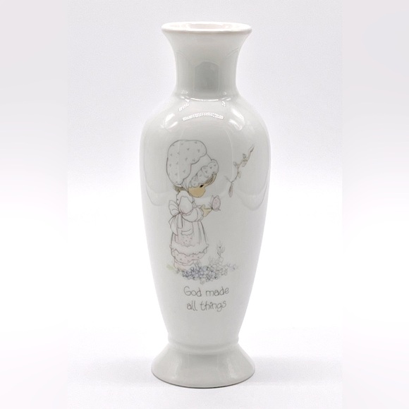 Precious Moments Samuel J. Butler 1985 God Made All Things Vase - Picture 1 of 7
